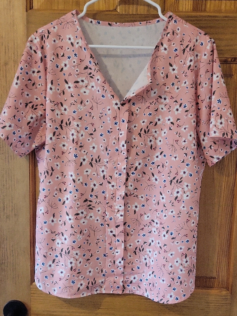 Floral & Polka Dot Mixed Sleepwear Bundle - Navy, Peach, Yellow, Cream - Picture 8 of 9
